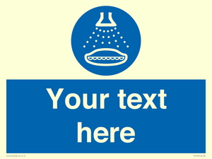 Custom start water spray in launch sequence